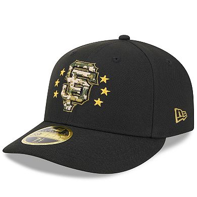Men's New Era Black San Francisco Giants 2024 Armed Forces Day Low Profile 59FIFTY Fitted Hat