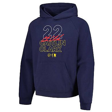 Unisex round21 Caitlin Clark Navy Indiana Fever Indiana Bound Pullover Hoodie