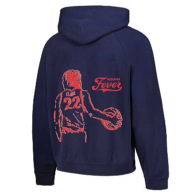 Unisex round21 Caitlin Clark Navy Indiana Fever Indiana Bound Pullover Hoodie