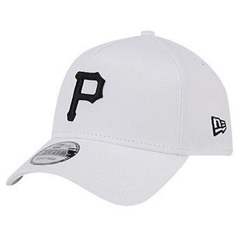 Men's New Era White Pittsburgh Pirates TC A-Frame 9FORTY Adjustable Hat
