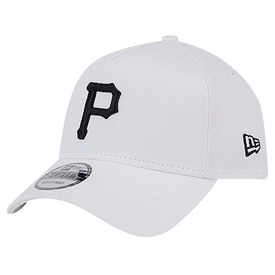 Men's New Era White Pittsburgh Pirates TC A-Frame 9FORTY Adjustable Hat