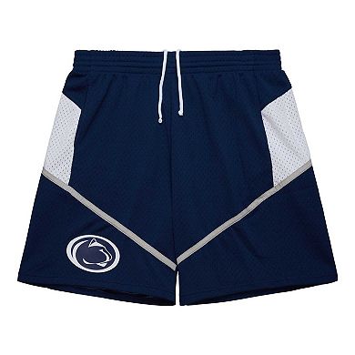 Men's Mitchell & Ness Navy Penn State Nittany Lions 2001/02 Throwback Jersey Shorts