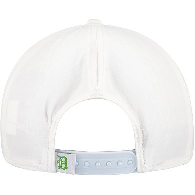 Men's New Era White Detroit Tigers Spring Spectrum Golfer Snapback Hat