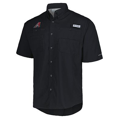 Men's Columbia Black Arizona Diamondbacks Tamiami Omni-Shade Button-Down Shirt