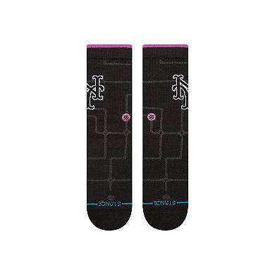 Unisex Stance Black New York Mets 2024 City Connect Crew Socks