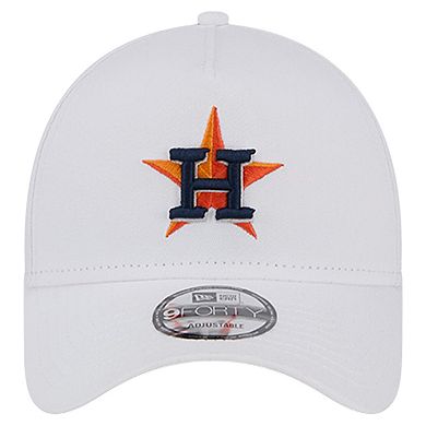 Men's New Era White Houston Astros TC A-Frame 9FORTY Adjustable Hat