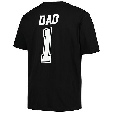 Men's Profile Black Chicago White Sox Big & Tall #1 Dad T-Shirt