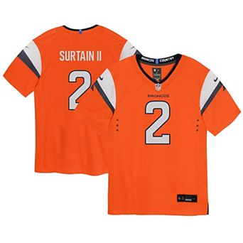 Infant Nike Patrick Surtain II Orange Denver Broncos Game Jersey
