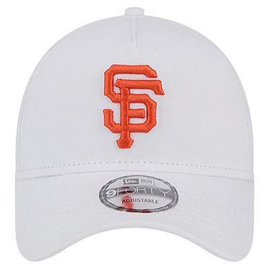 Men's New Era White San Francisco Giants TC A-Frame 9FORTY Adjustable Hat