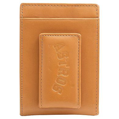 Lusso Houston Astros Olson Leather Cardholder