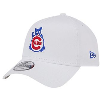 Men's New Era White Chicago Cubs TC A-Frame 9FORTY Adjustable Hat