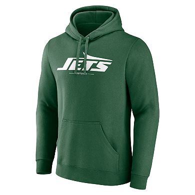 Men's Fanatics Green New York Jets Team Lockup Pullover Hoodie