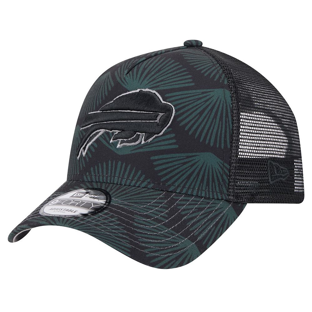 Men's New Era Black Buffalo Bills Agave Trucker 9FORTY