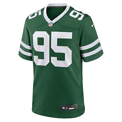 Men's Nike Quinnen Williams Legacy Green New York Jets Game Jersey