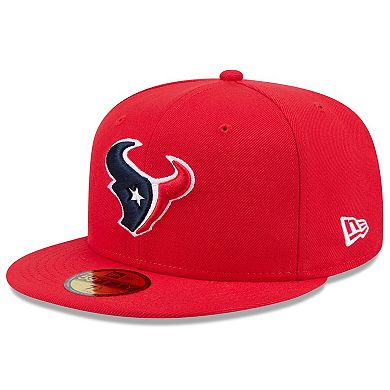 Men's New Era Red Houston Texans Omaha 59FIFTY Fitted Hat