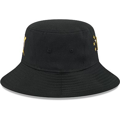 Men's New Era Black Houston Astros 2024 Armed Forces Day Bucket Hat