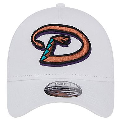 Men's New Era White Arizona Diamondbacks TC A-Frame 9FORTY Adjustable Hat