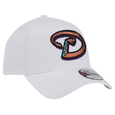 Men's New Era White Arizona Diamondbacks TC A-Frame 9FORTY Adjustable Hat