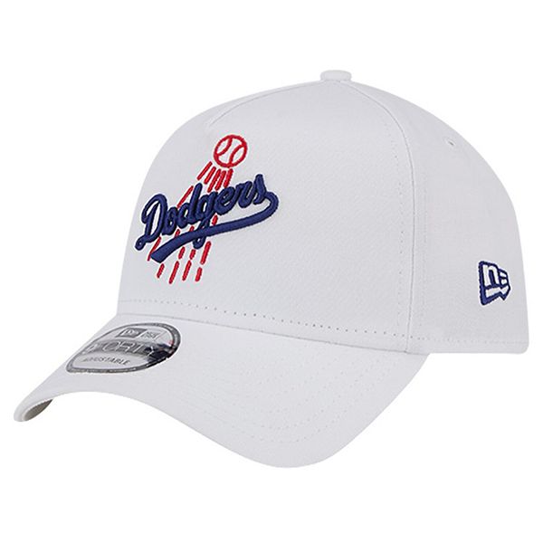 Men's New Era White Los Angeles Dodgers TC A-Frame 9FORTY