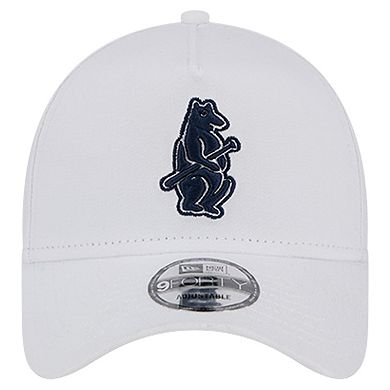 Men's New Era White Chicago Cubs TC A-Frame 9FORTY Adjustable Hat
