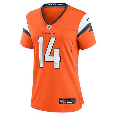 Women's Nike Courtland Sutton Orange Denver Broncos Game Jersey
