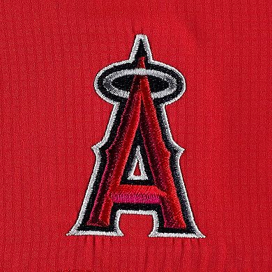 Men's Columbia Red Los Angeles Angels Tamiami Omni-Shade Button-Down Shirt