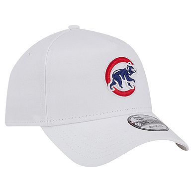 Men's New Era White Chicago Cubs TC A-Frame 9FORTY Adjustable Hat