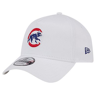 Men's New Era White Chicago Cubs TC A-Frame 9FORTY Adjustable Hat