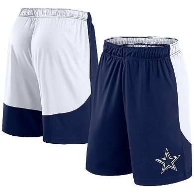 Men's Fanatics Branded Navy/White Dallas Cowboys Go Hard Shorts