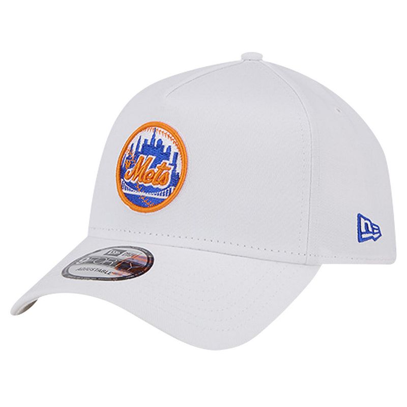 UPC 198357055122 product image for Men's New Era White New York Mets TC A-Frame 9FORTY Adjustable Hat | upcitemdb.com