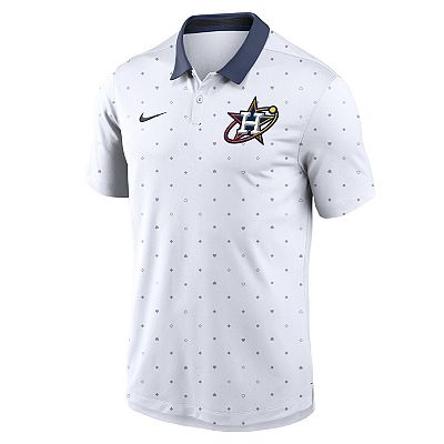 Men s Nike White Houston Astros City Connect Legacy Icon Vapor Performance Polo