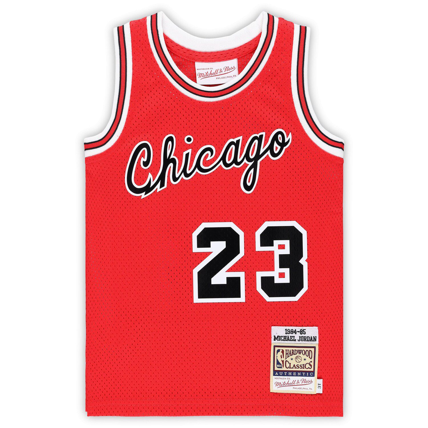 Toddler Mitchell & Ness Michael Jordan Red Chicago Bulls Hardwood ...