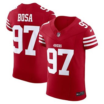 Men's Nike Nick Bosa Scarlet San Francisco 49ers Vapor F.U.S.E. Elite Jersey