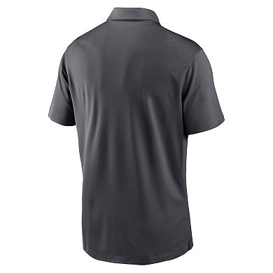 Men's Nike Anthracite Pittsburgh Steelers Franchise Logo Performance Polo