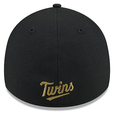 Men's New Era Black Minnesota Twins 2024 Armed Forces Day 39THIRTY Flex Hat