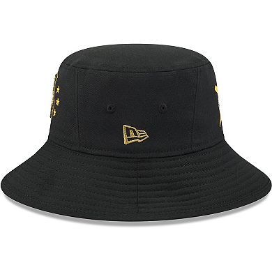 Men's New Era Black Chicago White Sox 2024 Armed Forces Day Bucket Hat