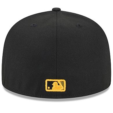Men's New Era Black Pittsburgh Pirates 2024 Armed Forces Day On-Field 59FIFTY Fitted Hat