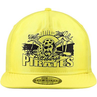 Men's New Era Yellow Pittsburgh Pirates Neon Golfer Snapback Hat