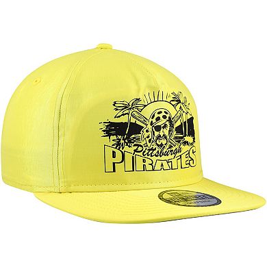 Men's New Era Yellow Pittsburgh Pirates Neon Golfer Snapback Hat