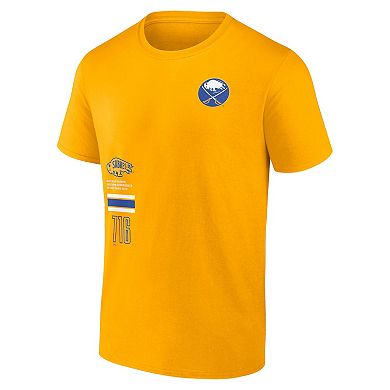 Men's Fanatics Gold Buffalo Sabres Represent T-Shirt