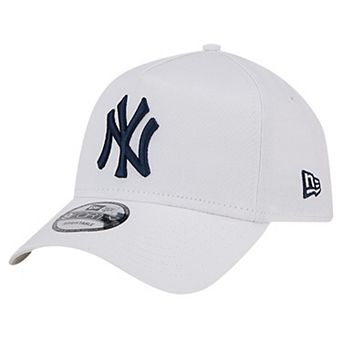 Men's New Era White New York Yankees TC A-Frame 9FORTY Adjustable Hat