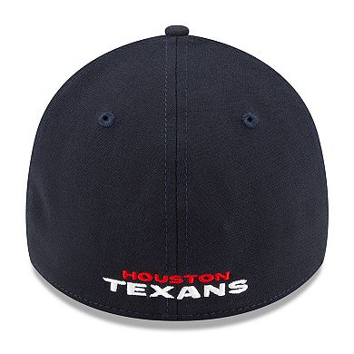Men's New Era Navy Houston Texans Team Classic 39THIRTY Flex Hat