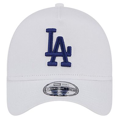 Men's New Era White Los Angeles Dodgers TC A-Frame 9FORTY Adjustable Hat