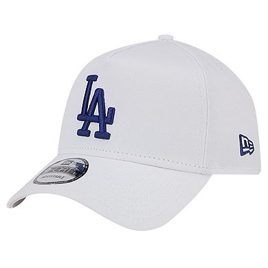 Men's New Era White Los Angeles Dodgers TC A-Frame 9FORTY Adjustable Hat