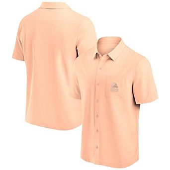 Men's Fanatics Signature Light Pink Cleveland Browns Front Office Button-Up Shirt