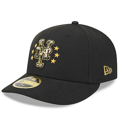 Men's New Era Black New York Mets 2024 Armed Forces Day Low Profile 59FIFTY Fitted Hat