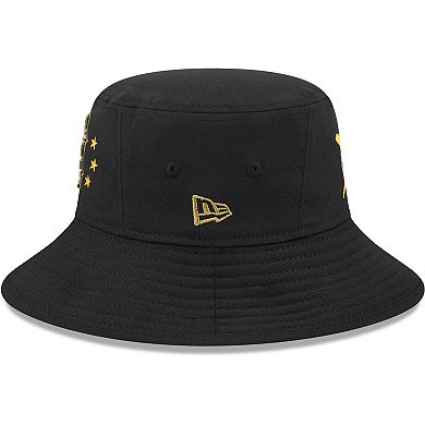 Men's New Era Black Boston Red Sox 2024 Armed Forces Day Bucket Hat