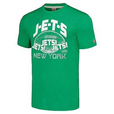 Unisex Homage Green New York Jets J-E-T-S Tri-Blend T-Shirt
