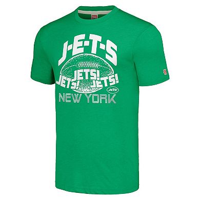 Unisex Homage  Green New York Jets J-E-T-S Tri-Blend T-Shirt