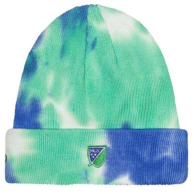 Men's Seattle Sounders FC Psychedelic Tie-Dye Cuffed Knit Hat